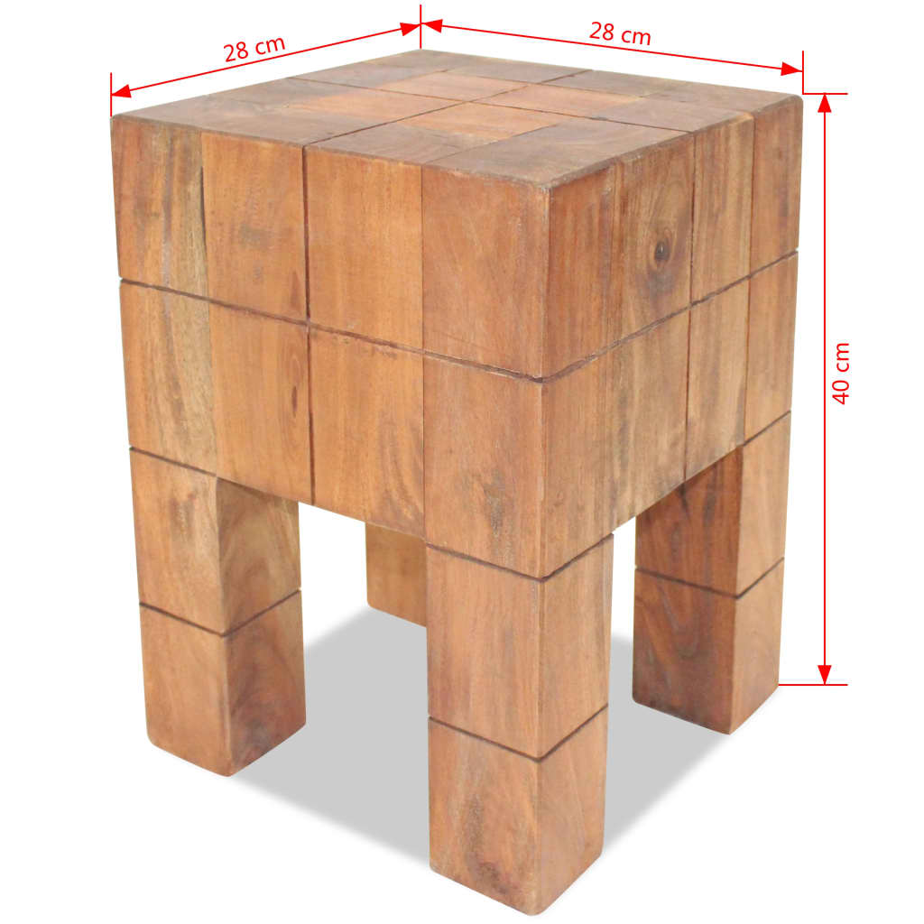 Stool Various Styles Solid Mahogany Wood Standard Durable Stool