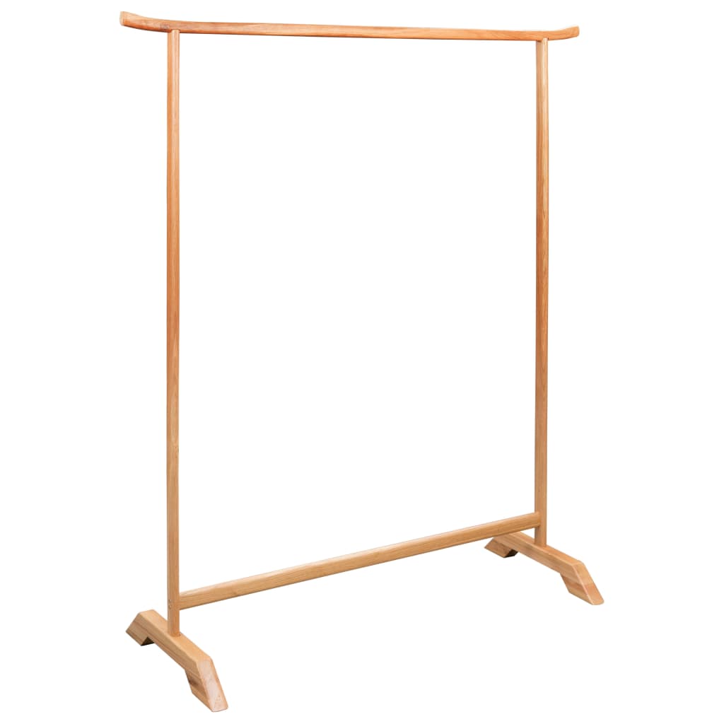 Clothes Rack 49.2"x59" Solid Oak Wood