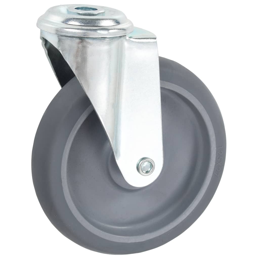 Bolt Hole Swivel Casters 4 pcs 4.92 "