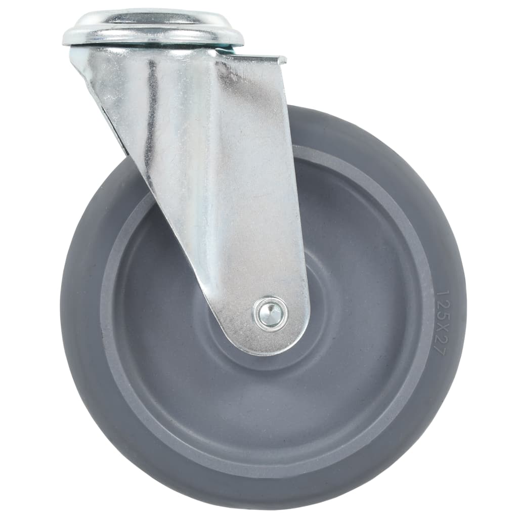 Bolt Hole Swivel Casters 4 pcs 4.92 "