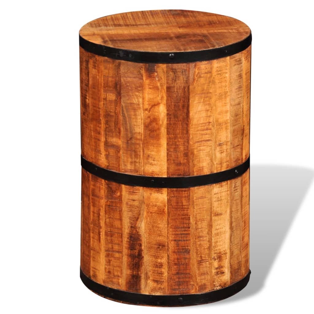 Stool Unique piece Rough mango wood Medium Long-lasting Stool