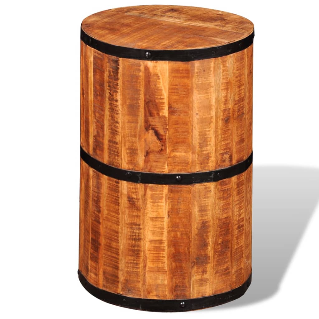 Stool Unique piece Rough mango wood Medium Long-lasting Stool