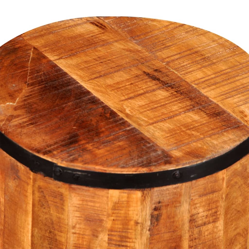 Stool Unique piece Rough mango wood Medium Long-lasting Stool