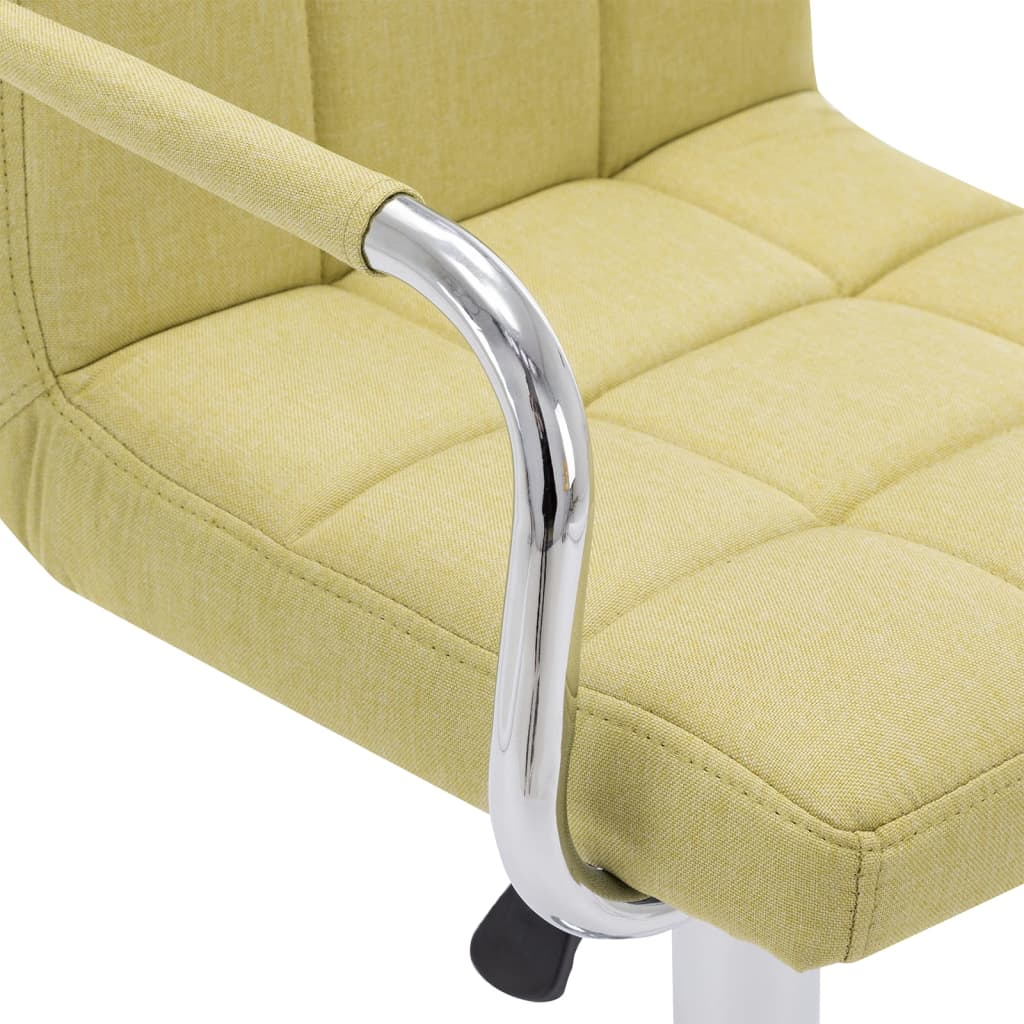Bar Chair Green Chrome-plated steel, Cotton, Polyester Medium