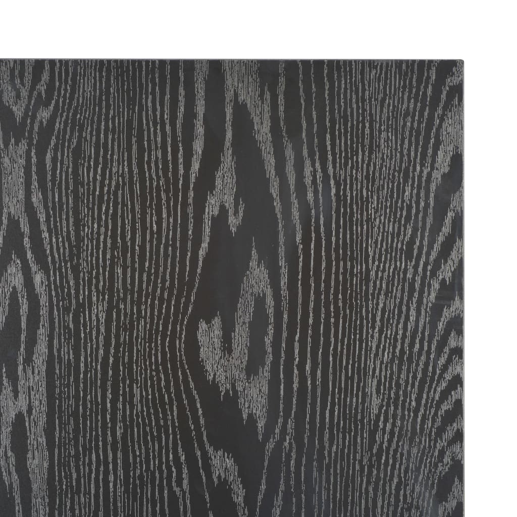 Computer Desk Black Engineered wood, Powder-coated metal Standard