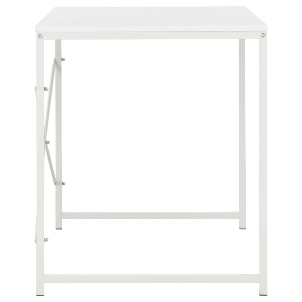 Computer Desk White Engineered wood and powder-coated metal Medium