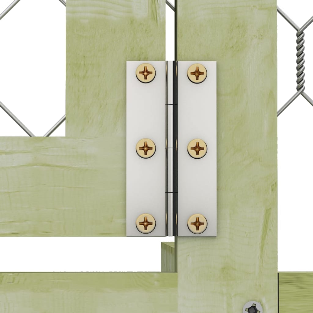 Chicken Cage Green Impregnated Pinewood 4.9x4.9x6.6 ft Durable