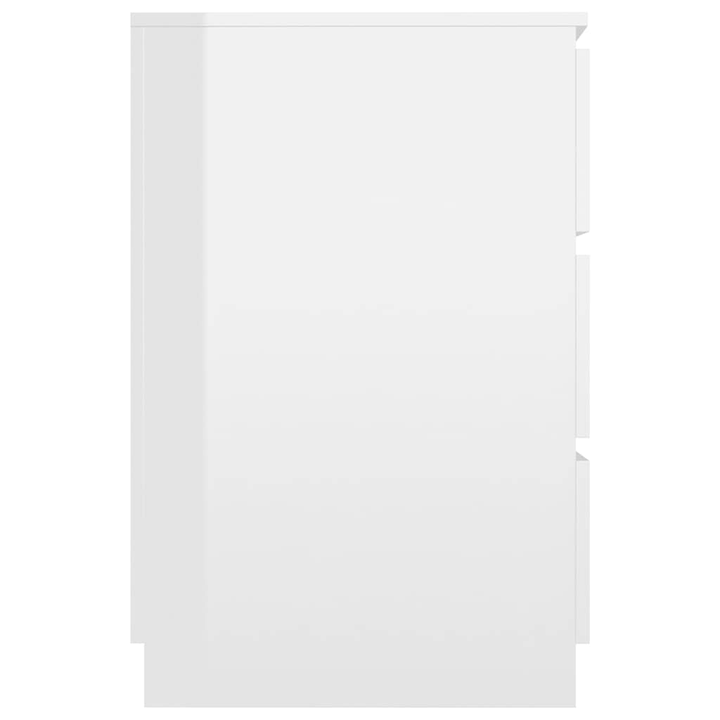 Writing Desk High gloss white Engineered wood Standard