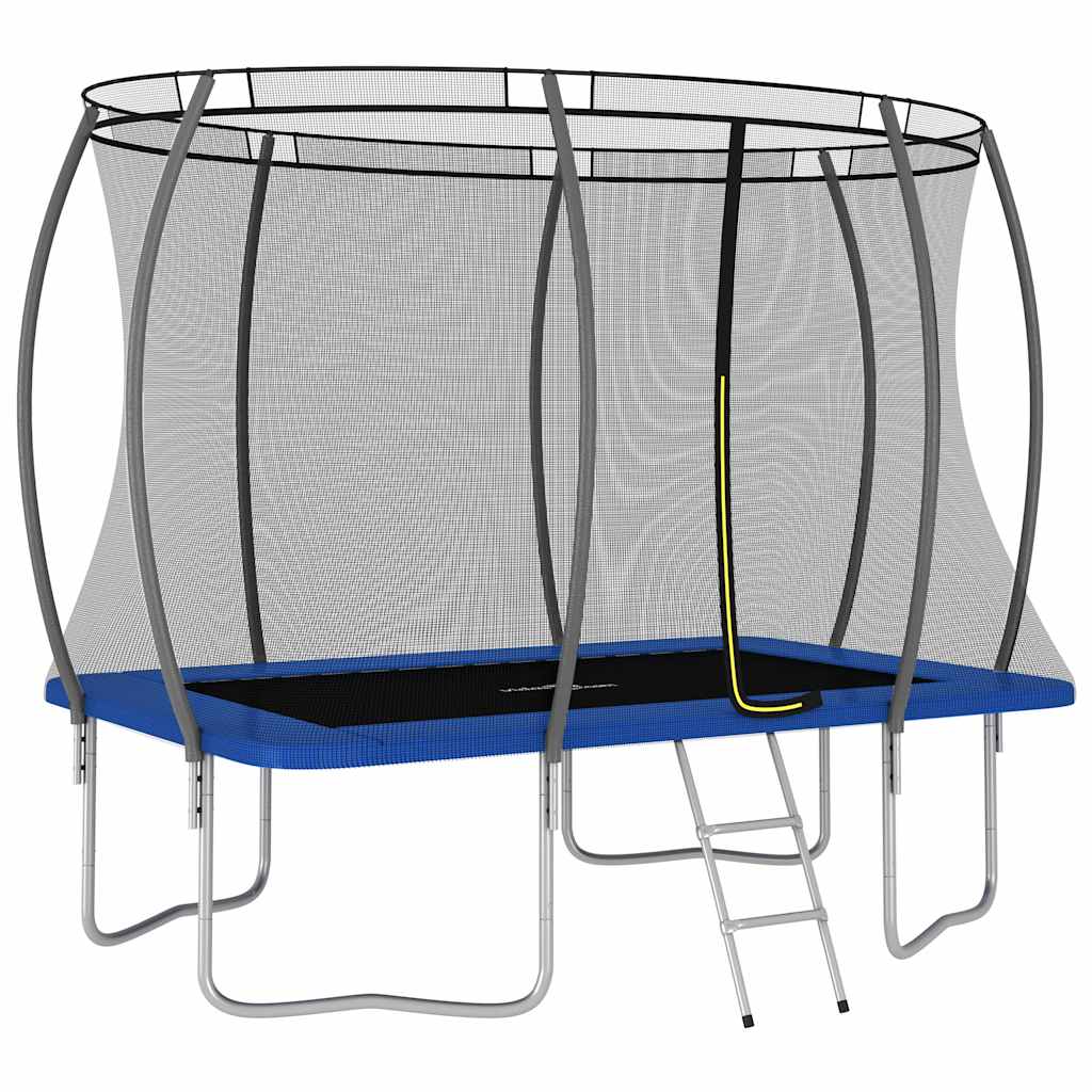 Trampoline Set Black, Grey, Blue