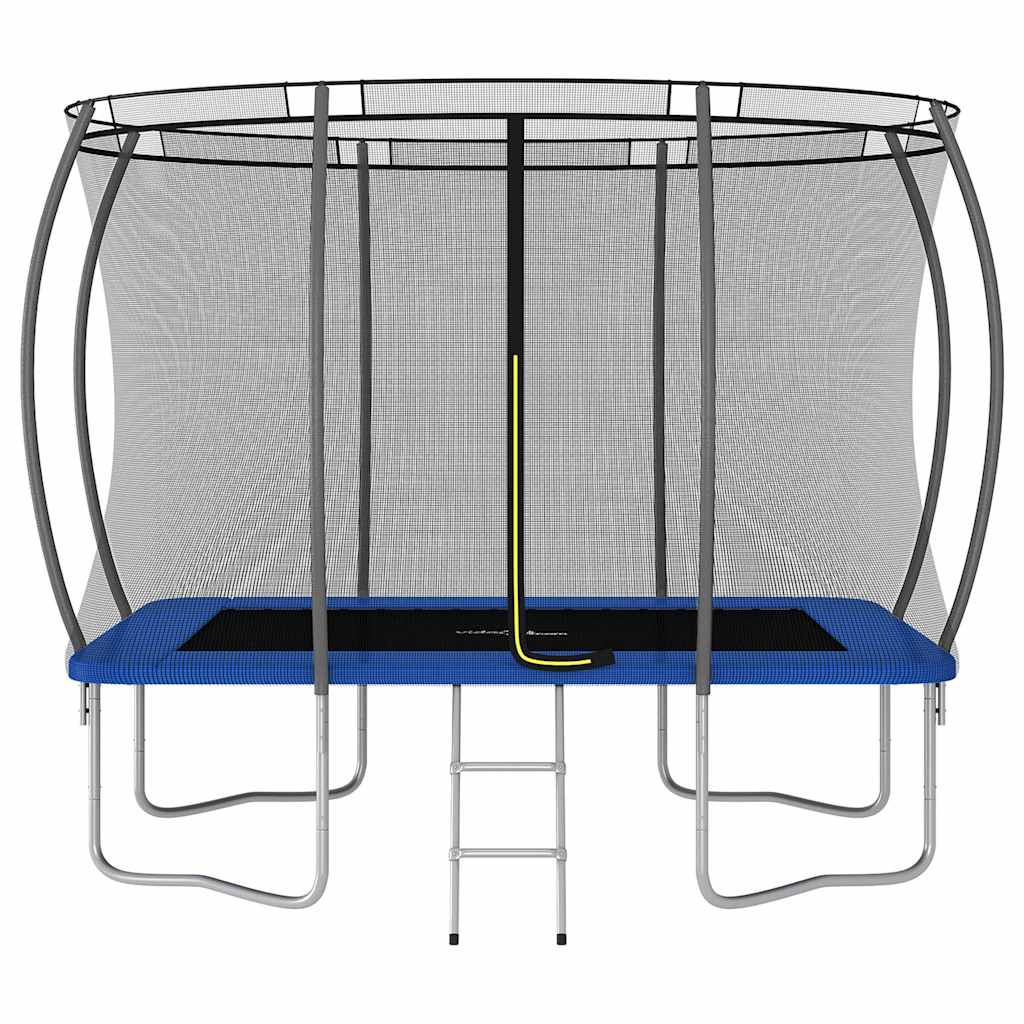 Trampoline Set Black, Grey, Blue