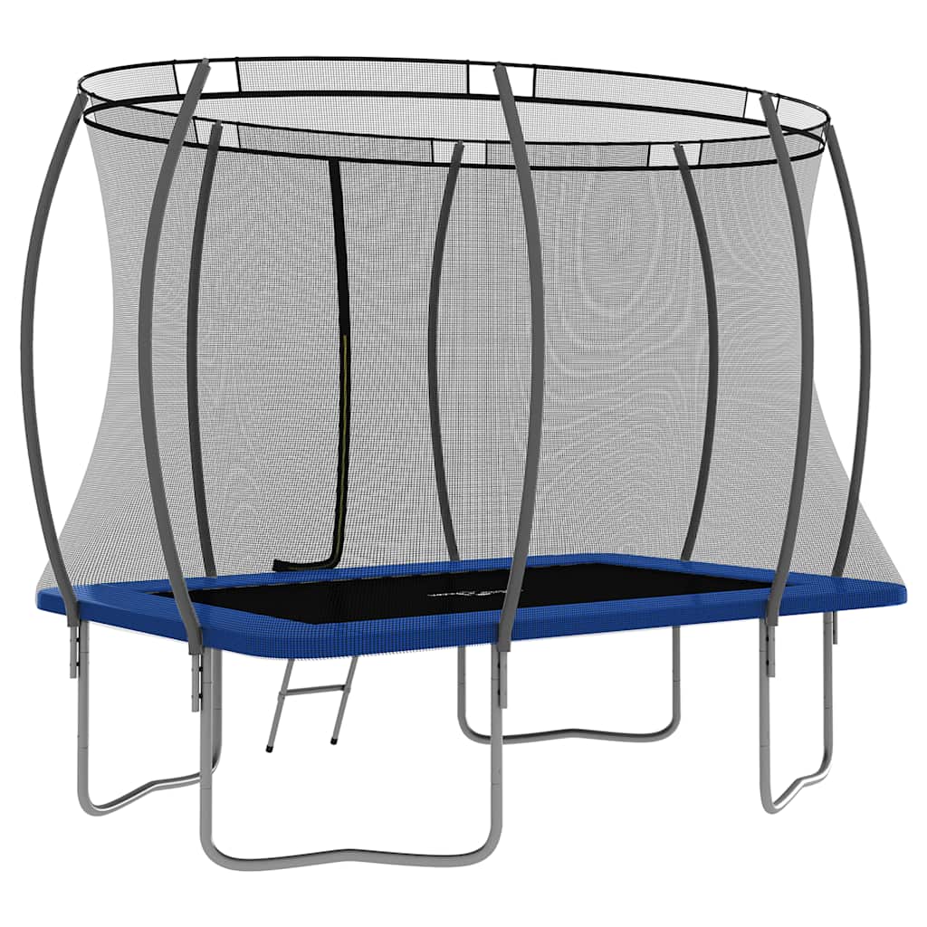 Trampoline Set Black, Grey, Blue
