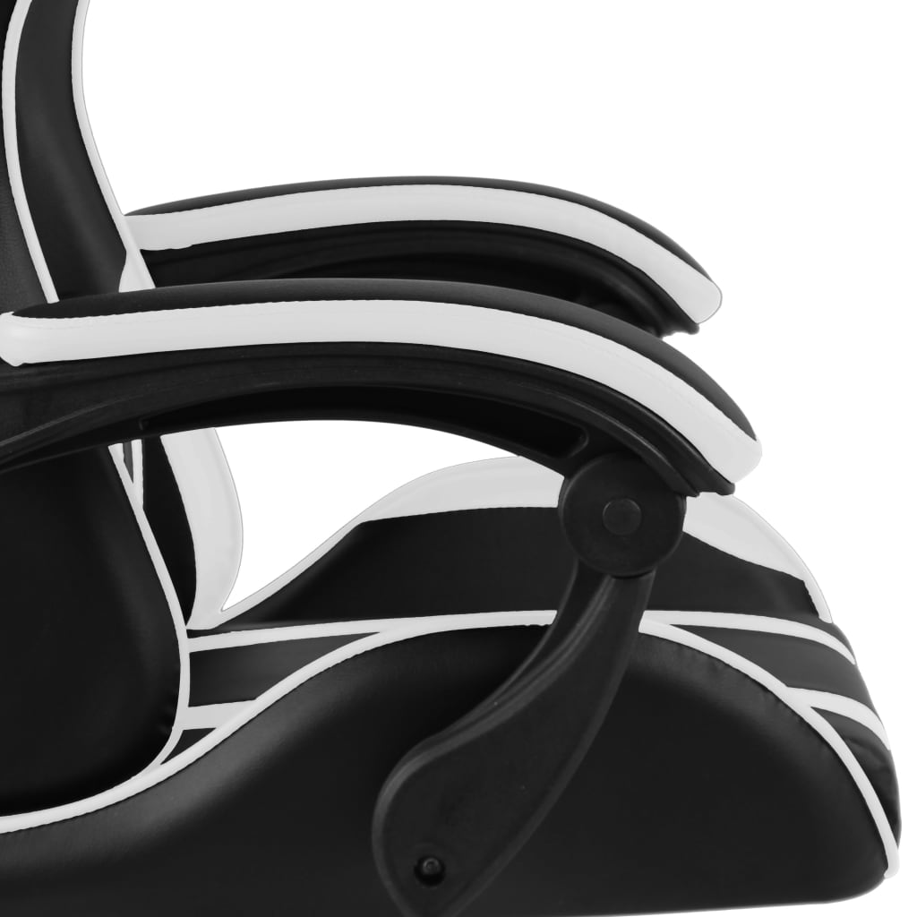 Chair Black and white Faux leather (100% PVC), plywood, steel