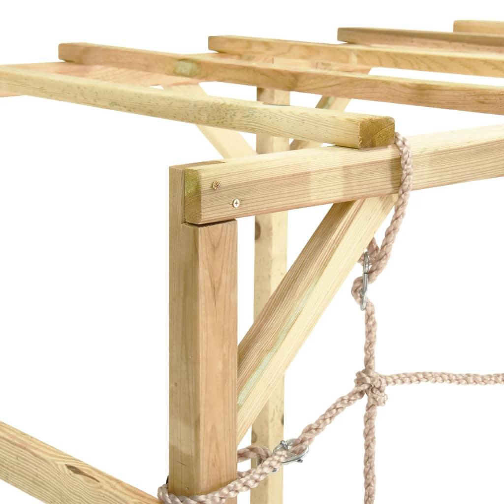 Climbing Frame Green treated pinewood