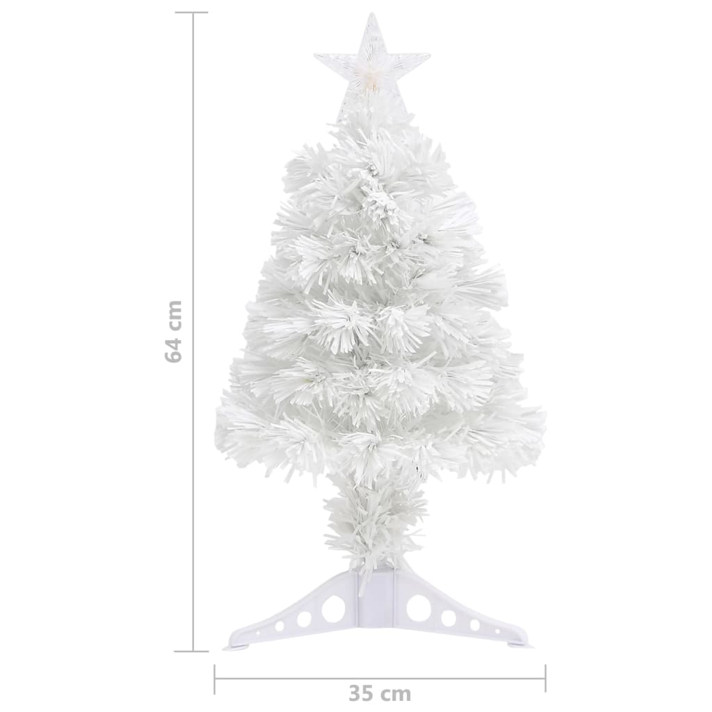 Artificial Christmas Tree White PVC Small Decorative Inlays