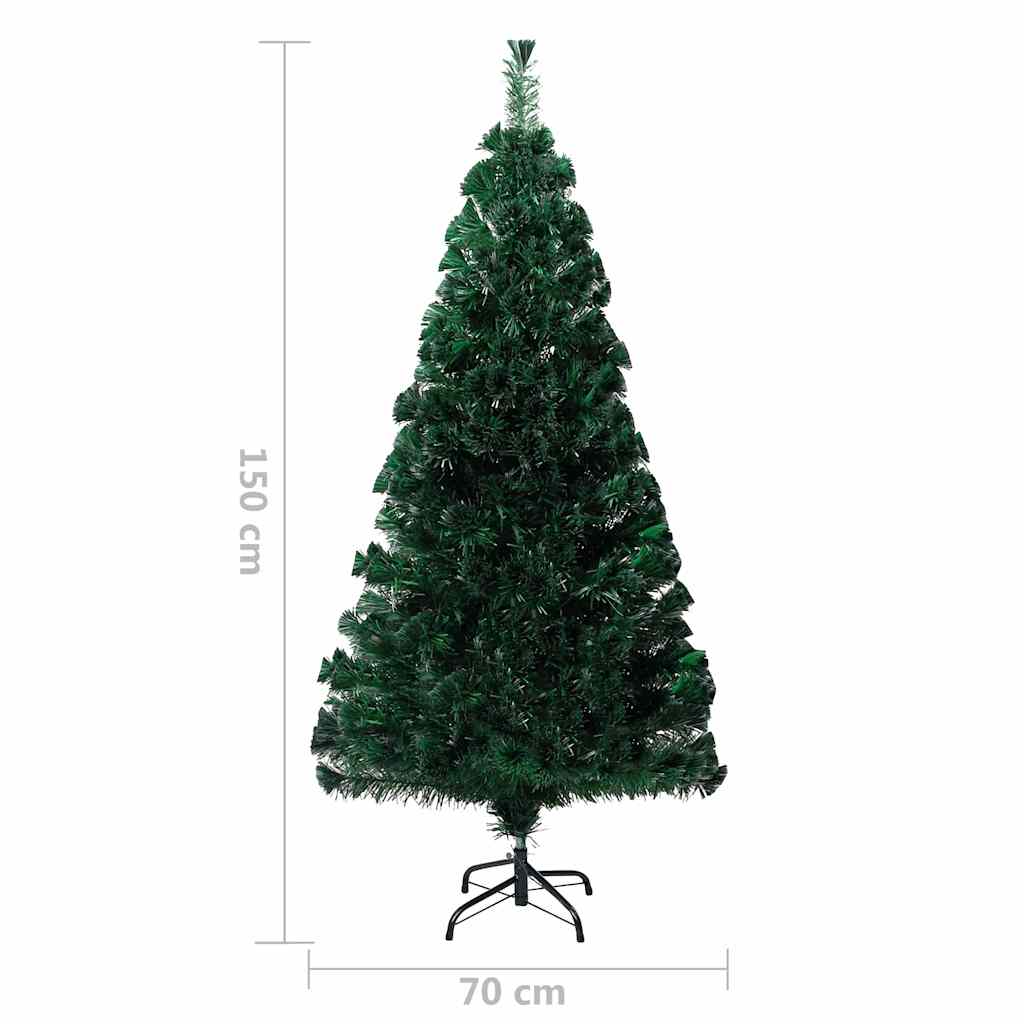 Christmas Tree Green PVC, Steel, Fiber Optic 5 ft