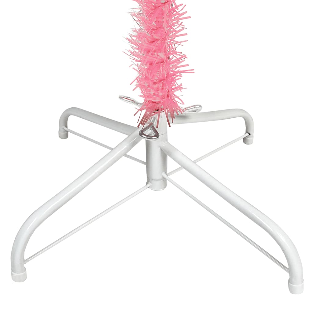 Slim Christmas Tree Pink 7 ft
