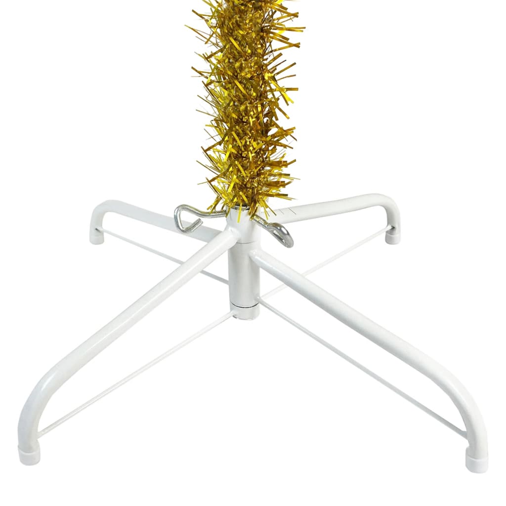 Slim Christmas Tree Gold 5 ft