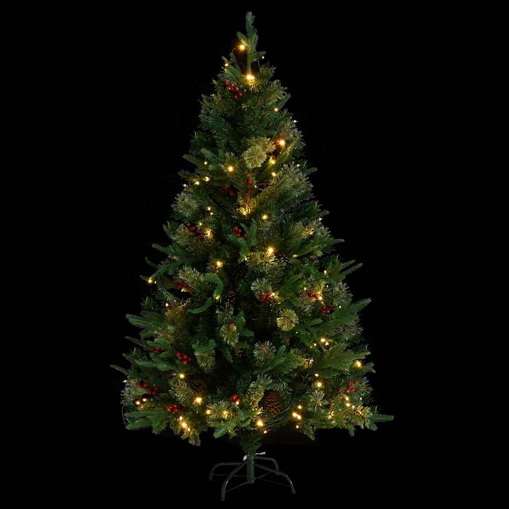 Christmas Tree Green PVC 59.1 in tall Foldable Christmas Tree