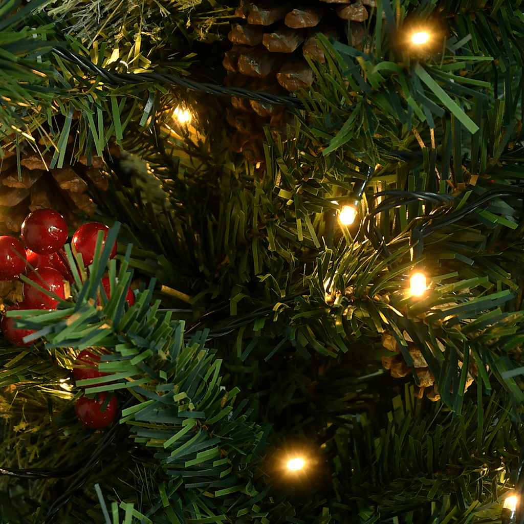 Christmas Tree Green PVC 59.1 in tall Foldable Christmas Tree