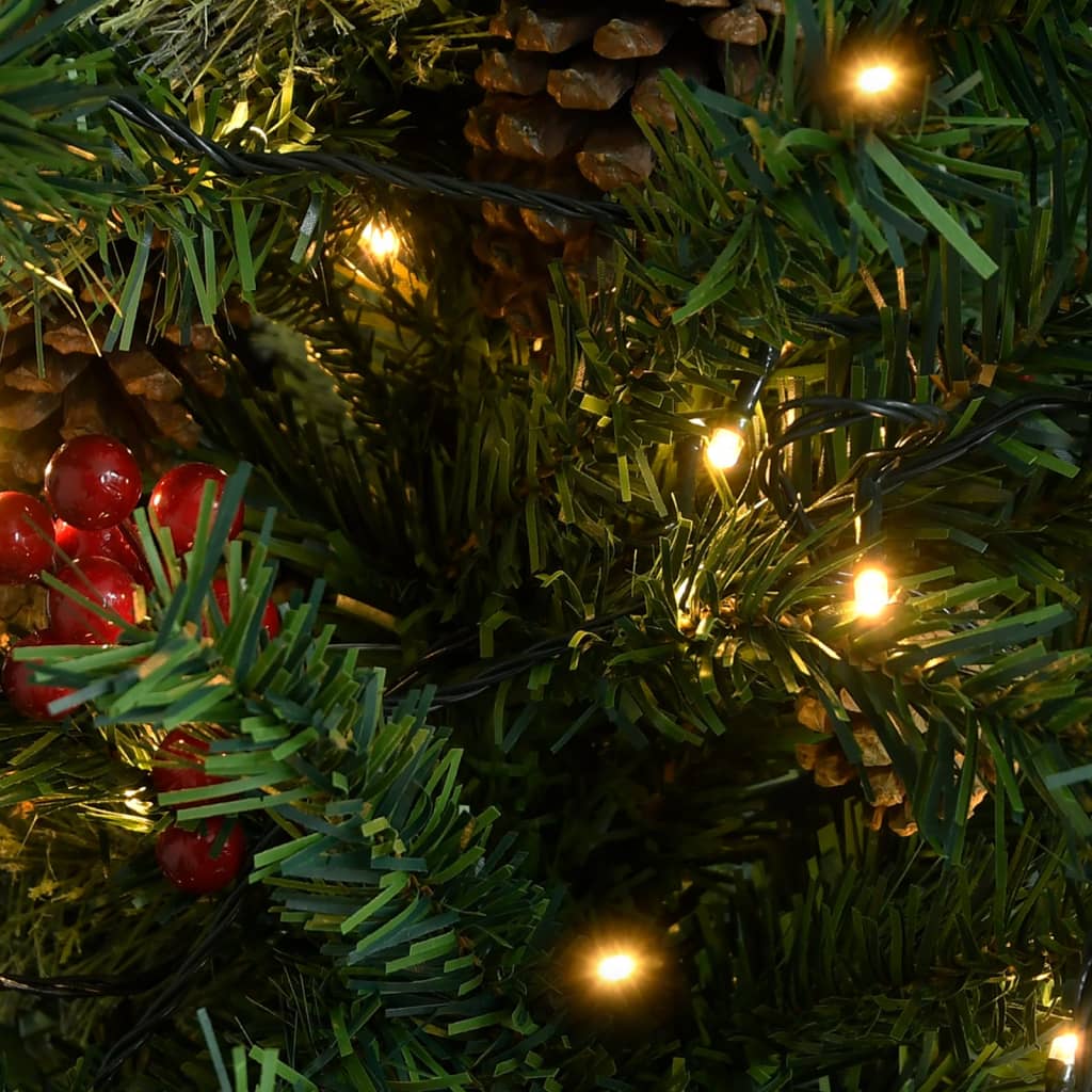 Christmas Tree Green with red and brown accents PVC, PE, Steel