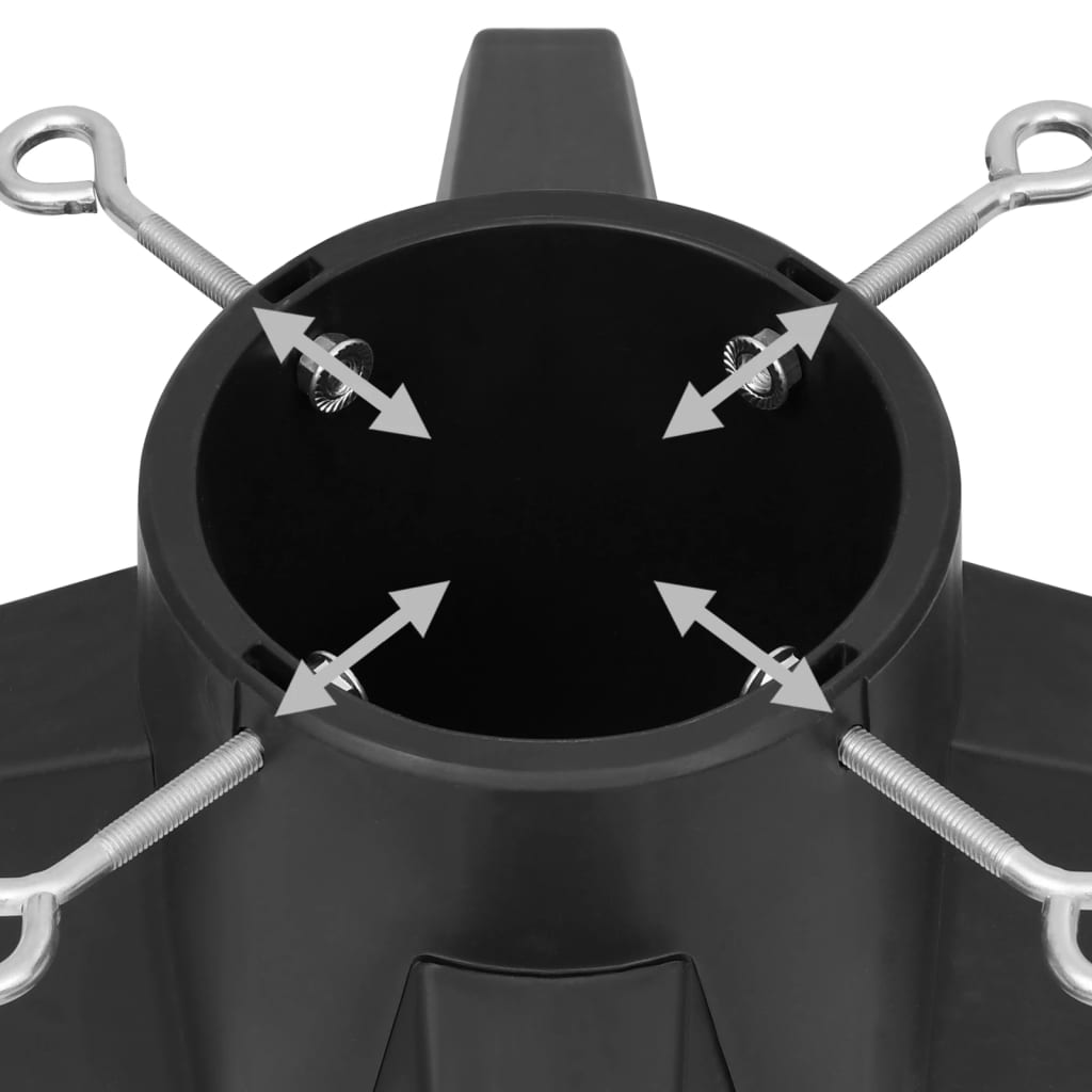 Christmas Tree Stand Grey Plastic For trees up to 6.9ft