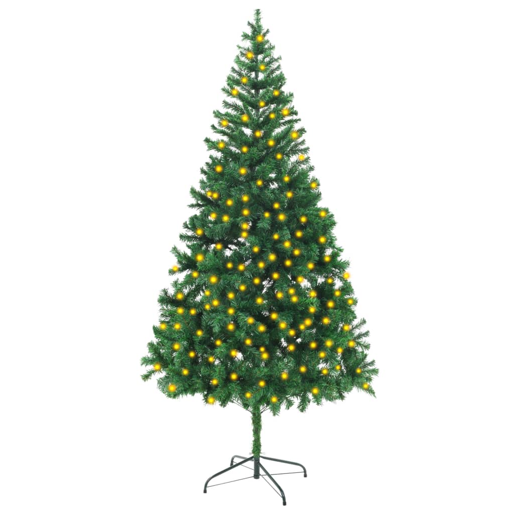 Christmas Tree Green PVC 82.7 in Fake Christmas Tree