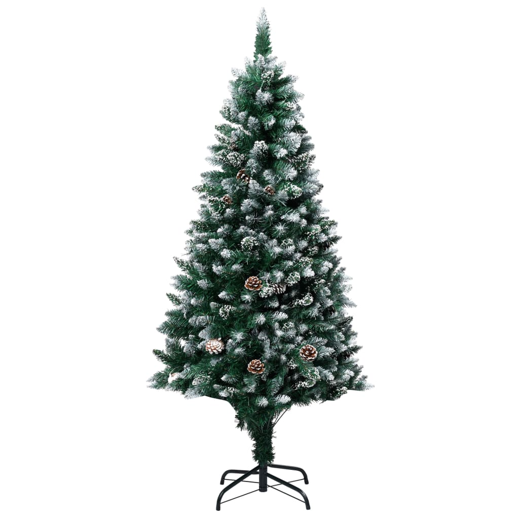 Christmas Tree Green and white PVC, steel Large