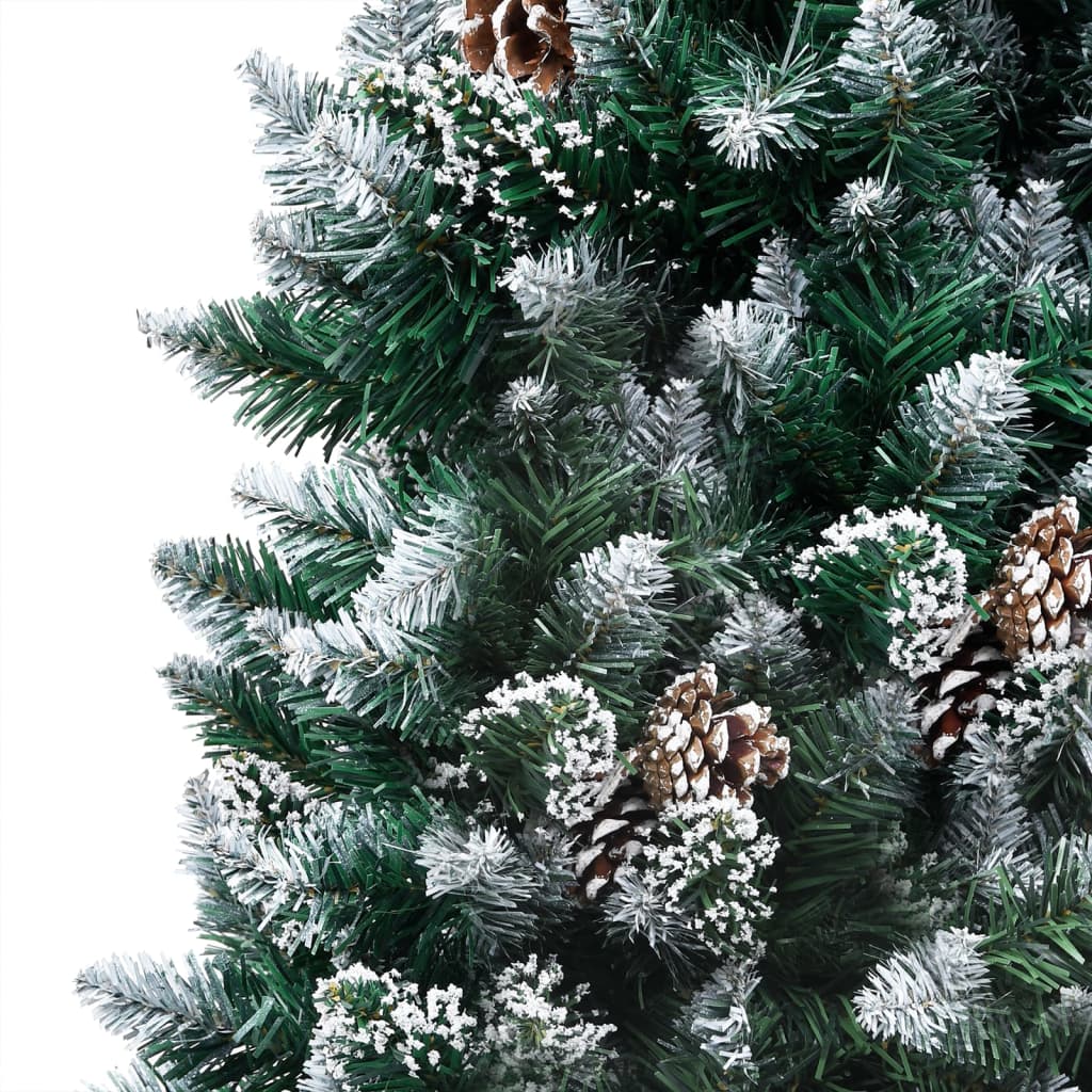 Christmas Tree Green and white PVC, steel 94.5 in