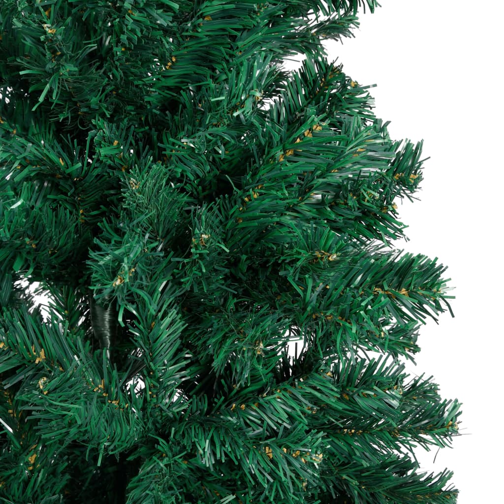 Artificial Christmas Tree Green PVC, Steel 47.2 in
