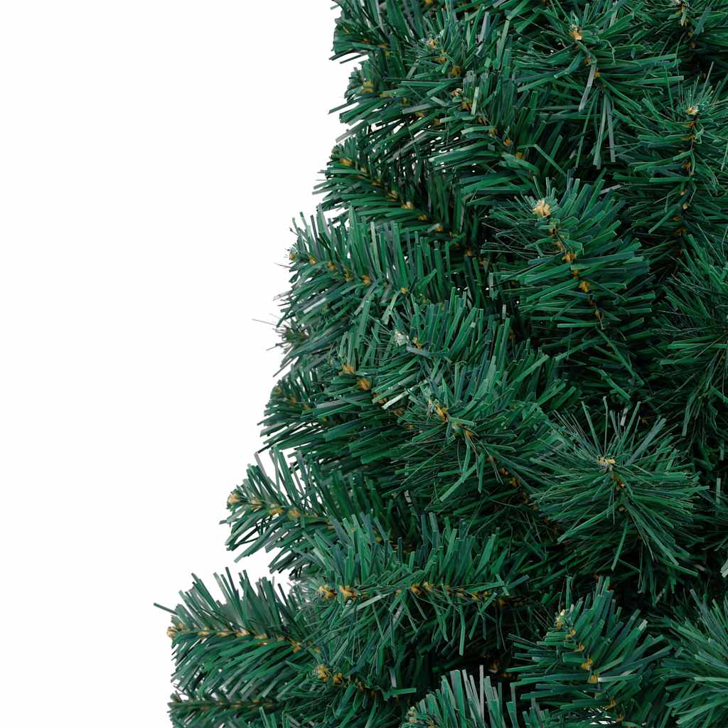 Artificial Half Christmas Tree Green PVC 59 in