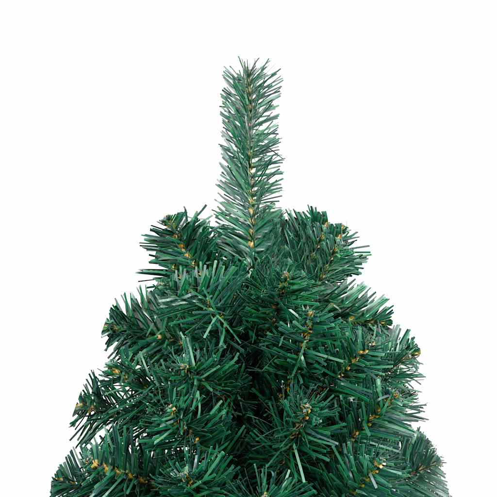Artificial Half Christmas Tree Green PVC 59 in