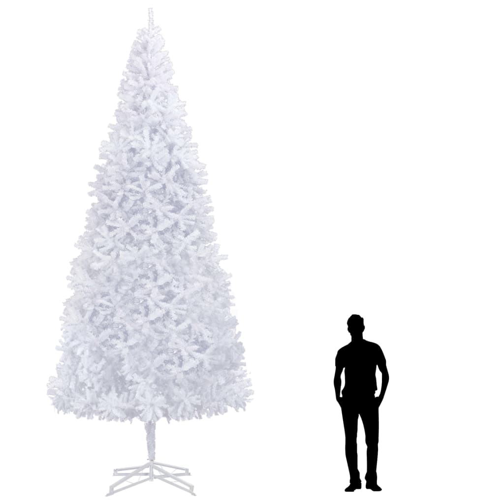Artificial Pre-lit Christmas Tree 196.9" White