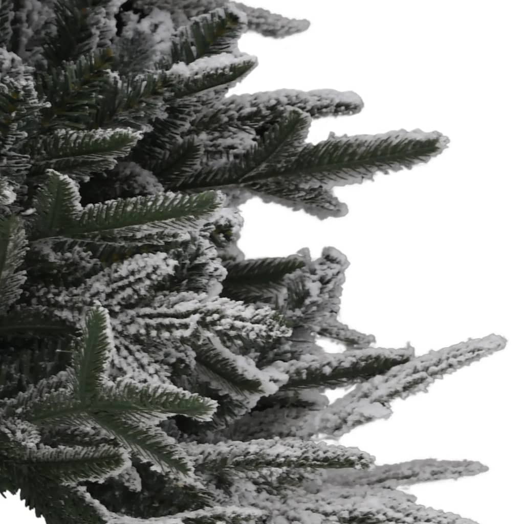 Artificial Christmas Tree Green with flocked white snow