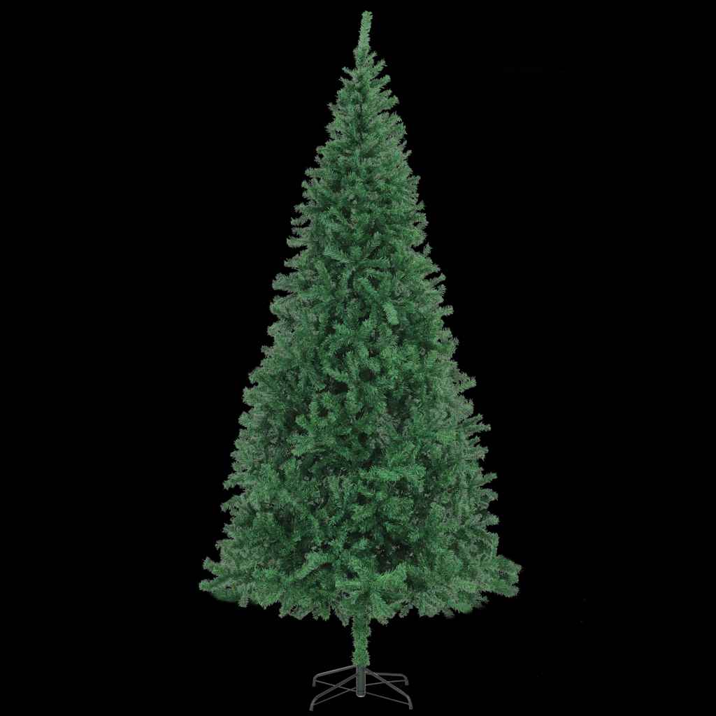 Artificial Pre-lit Christmas Tree with Ball Set LEDs 118.1" Green