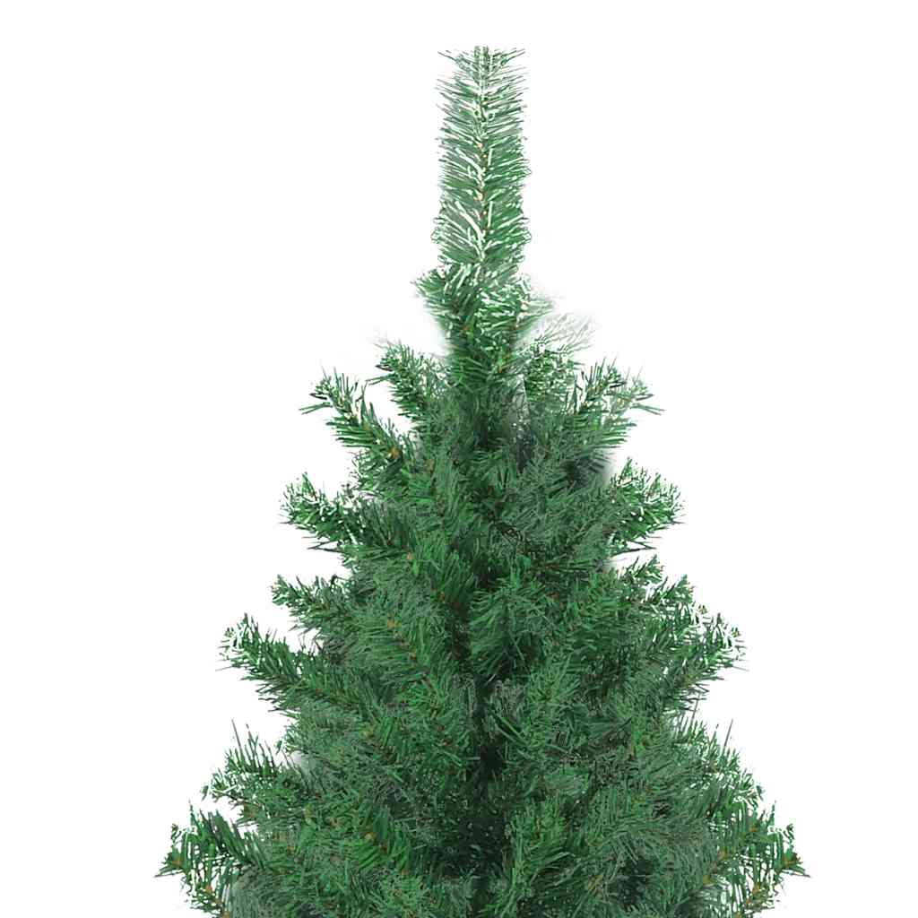 Artificial Pre-lit Christmas Tree with Ball Set LEDs 157.5" Green