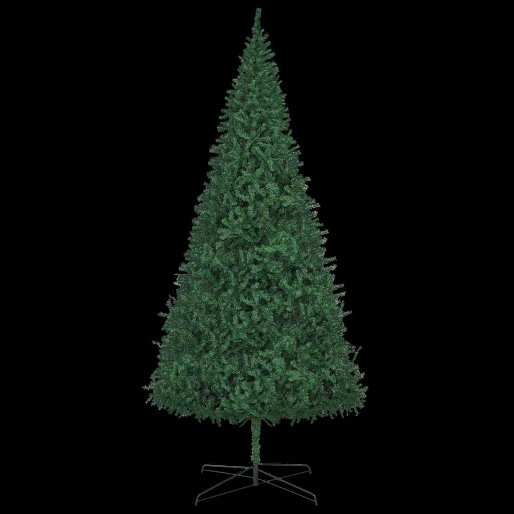 Artificial Pre-lit Christmas Tree with Ball Set LEDs 157.5" Green