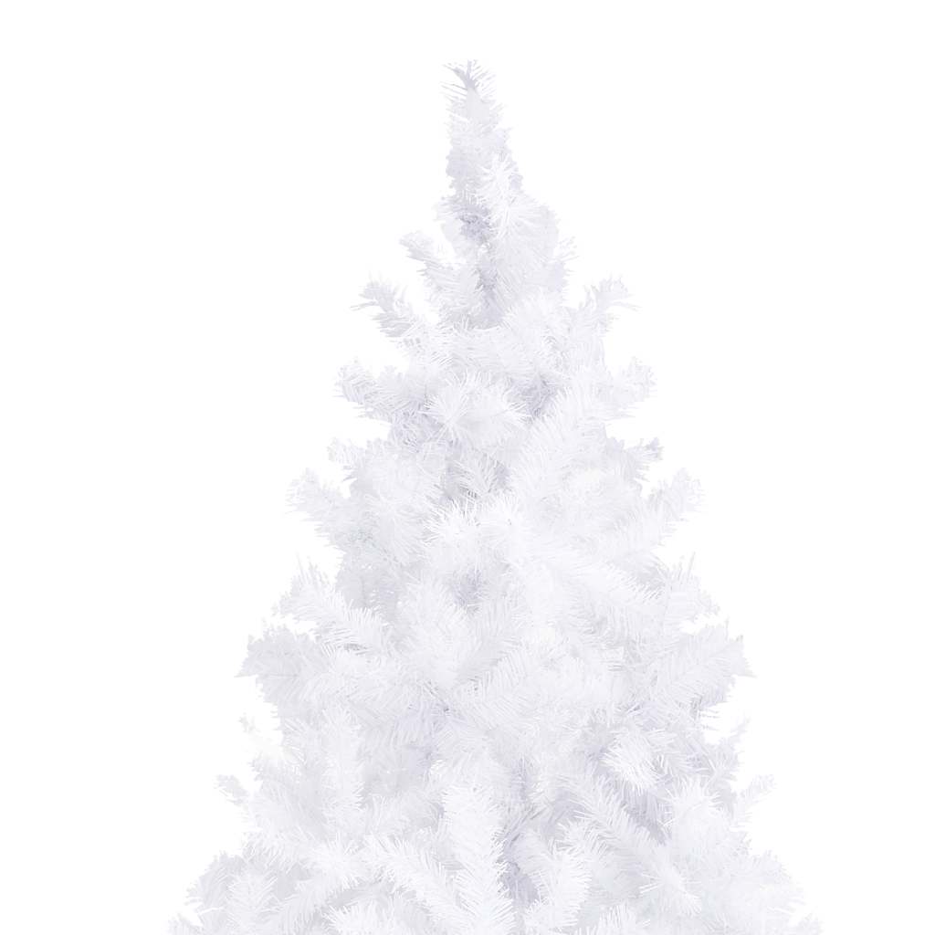 Artificial Pre-lit Christmas Tree with Ball Set 196.9" White