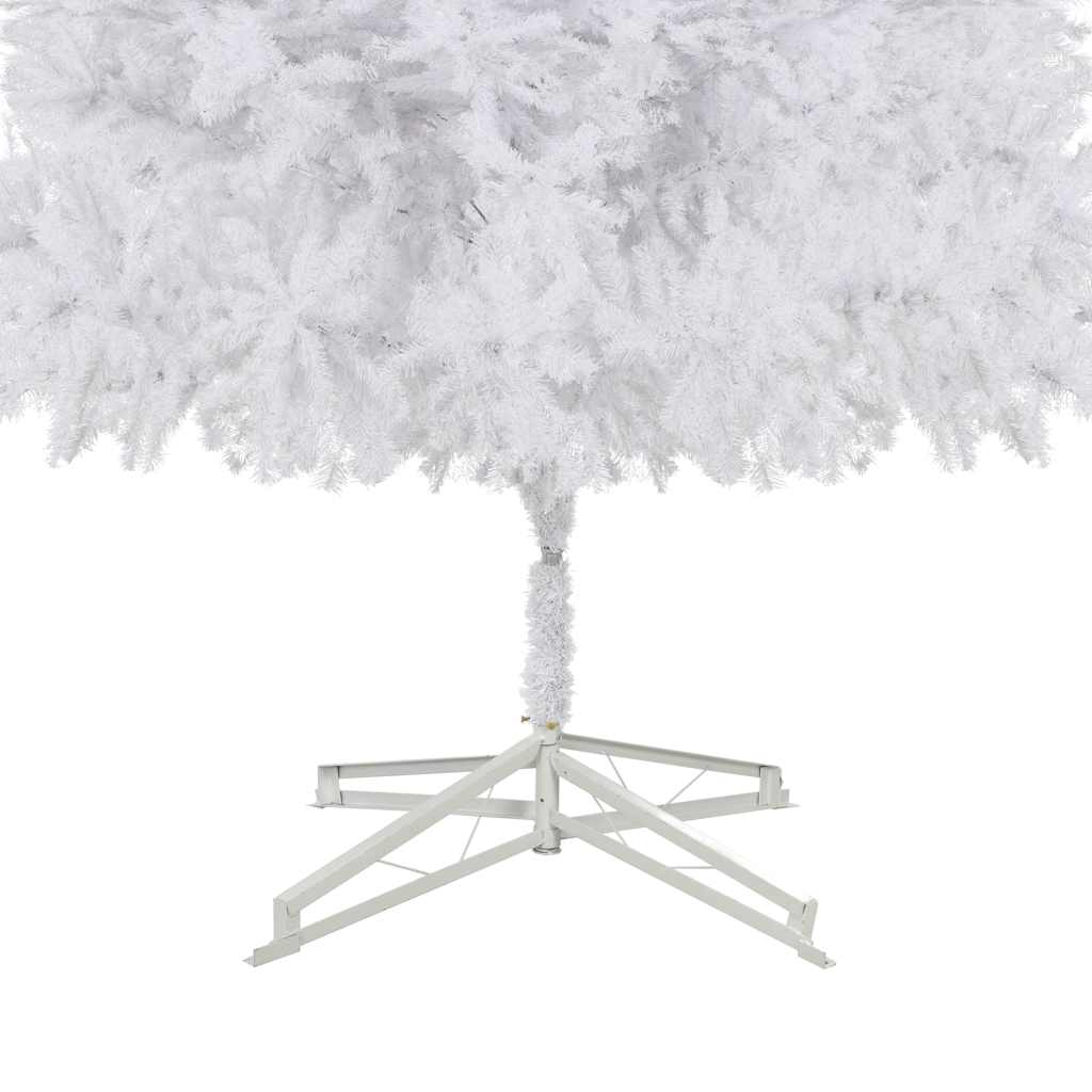 Artificial Pre-lit Christmas Tree with Ball Set 196.9" White