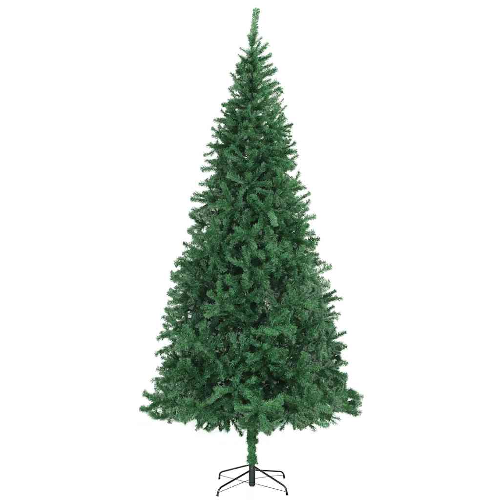 Artificial Pre-lit Christmas Tree with Ball Set LEDs 118.1" Green