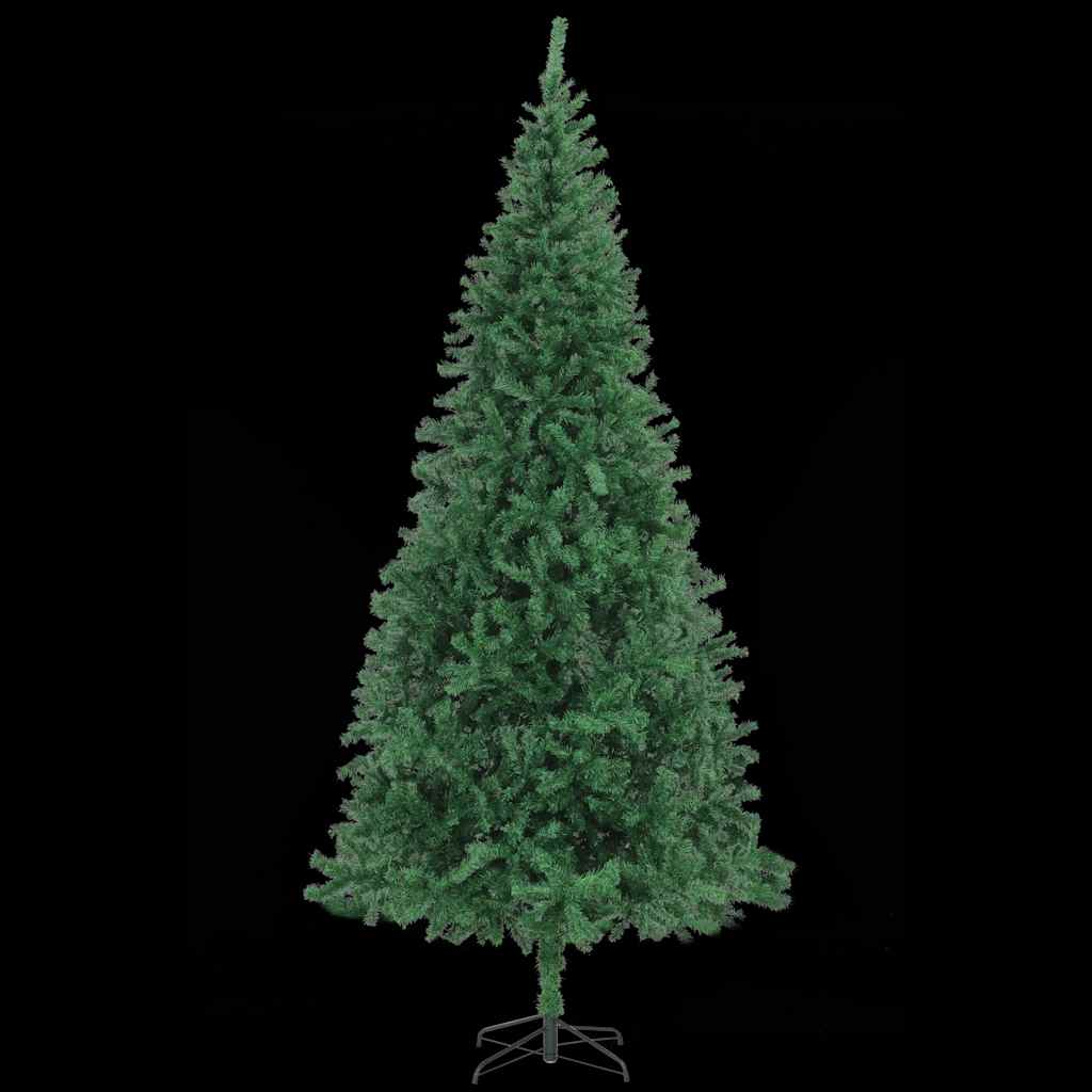 Artificial Pre-lit Christmas Tree with Ball Set LEDs 118.1" Green
