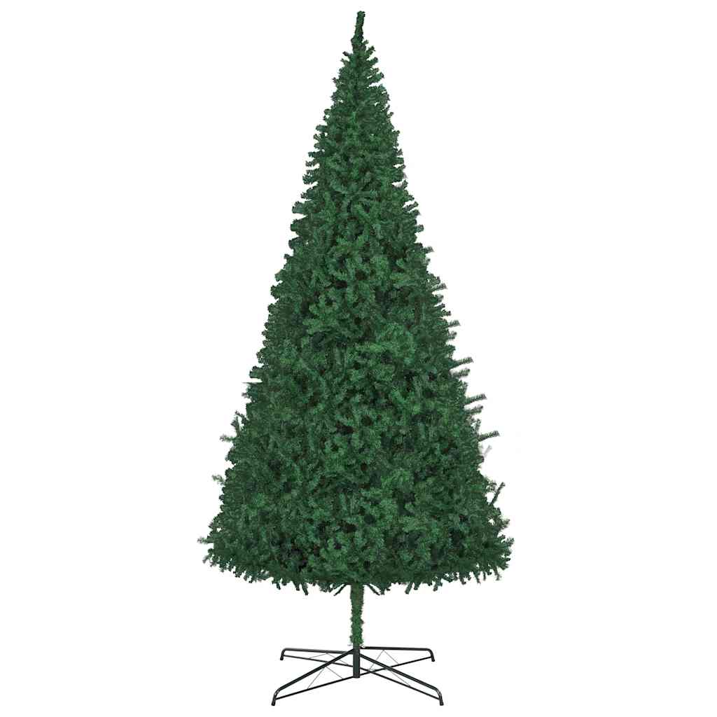 Artificial Pre-lit Christmas Tree with Ball Set LEDs 157.5" Green