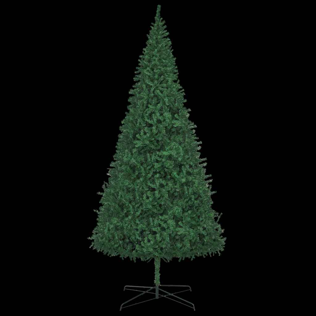 Artificial Pre-lit Christmas Tree with Ball Set LEDs 157.5" Green