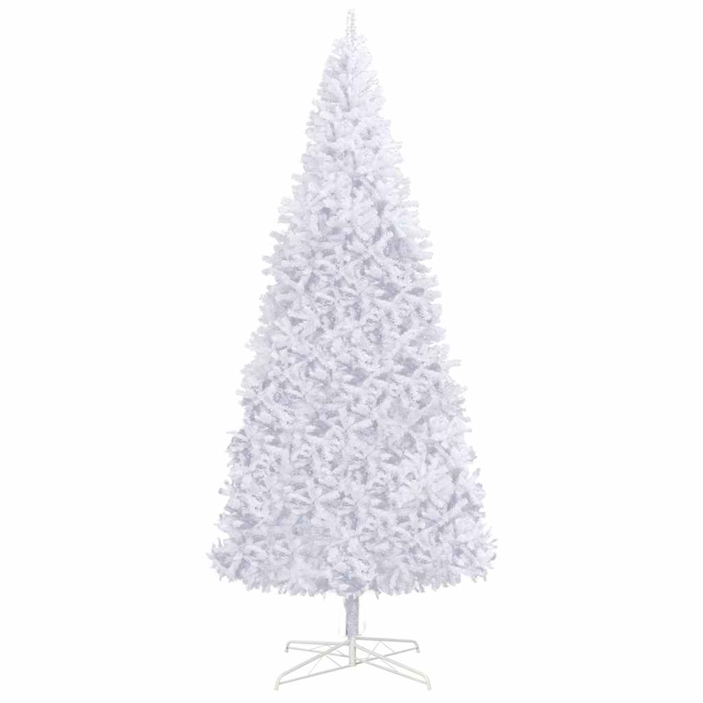 Artificial Pre-lit Christmas Tree with Ball Set LEDs 157.5" White