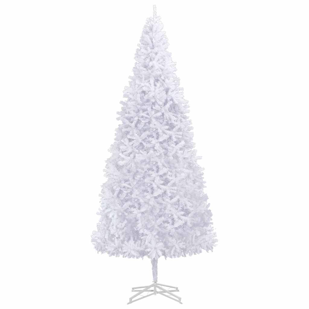 Artificial Pre-lit Christmas Tree with Ball Set 196.9" White