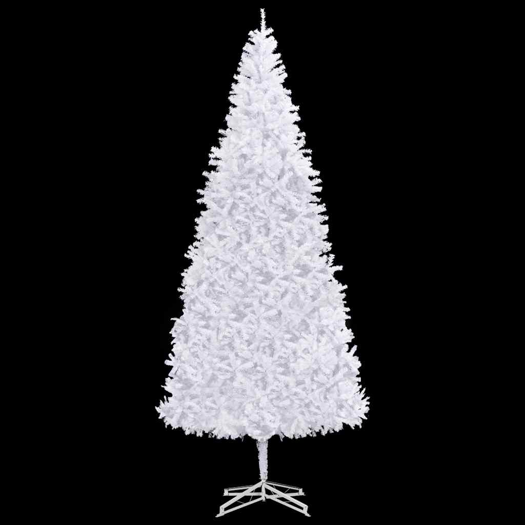Artificial Pre-lit Christmas Tree with Ball Set 196.9" White