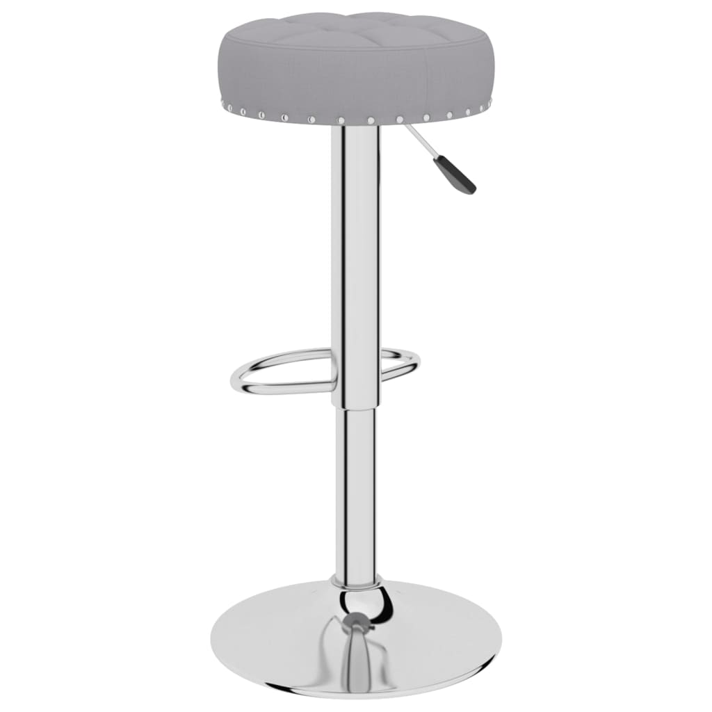 Bar Stool Set of 2 Grey