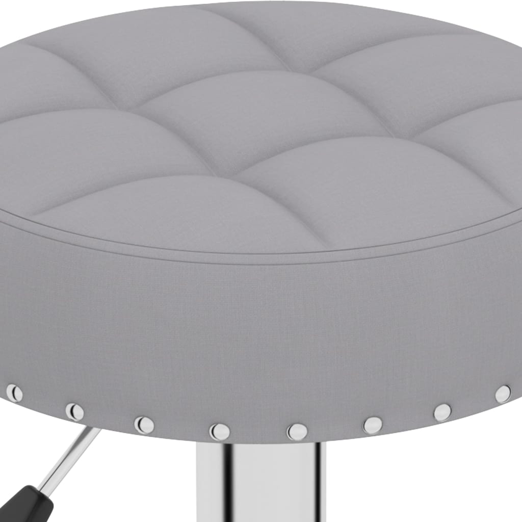 Bar Stool Set of 2 Grey