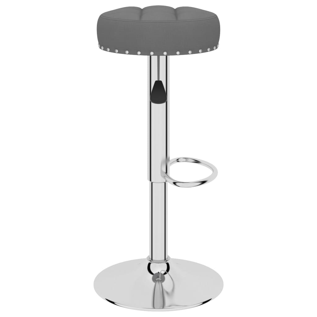 Bar Stool Set of 2 Dark grey