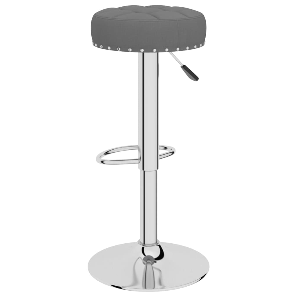 Bar Stool Set of 2 Dark grey