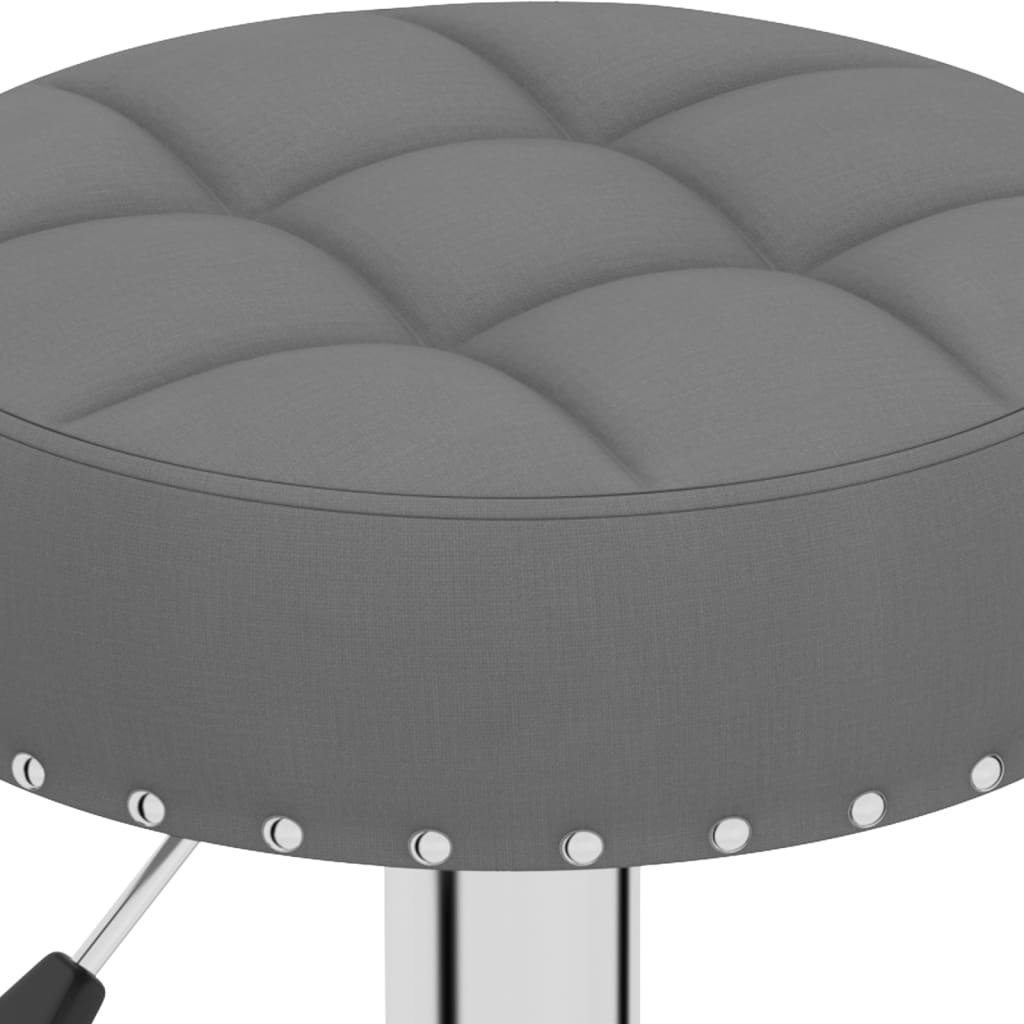 Bar Stool Set of 2 Dark grey